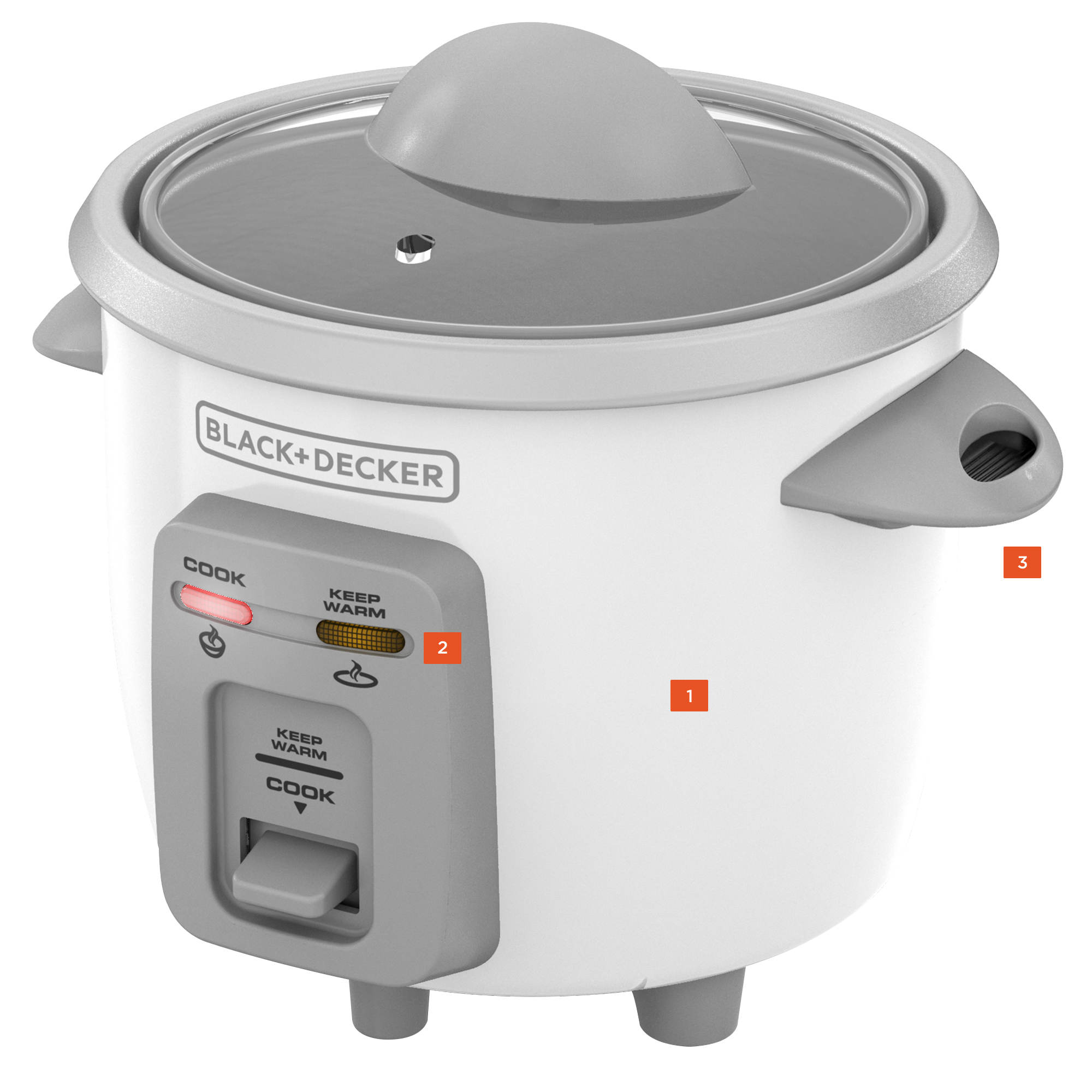 Black decker rice online cooker how to use